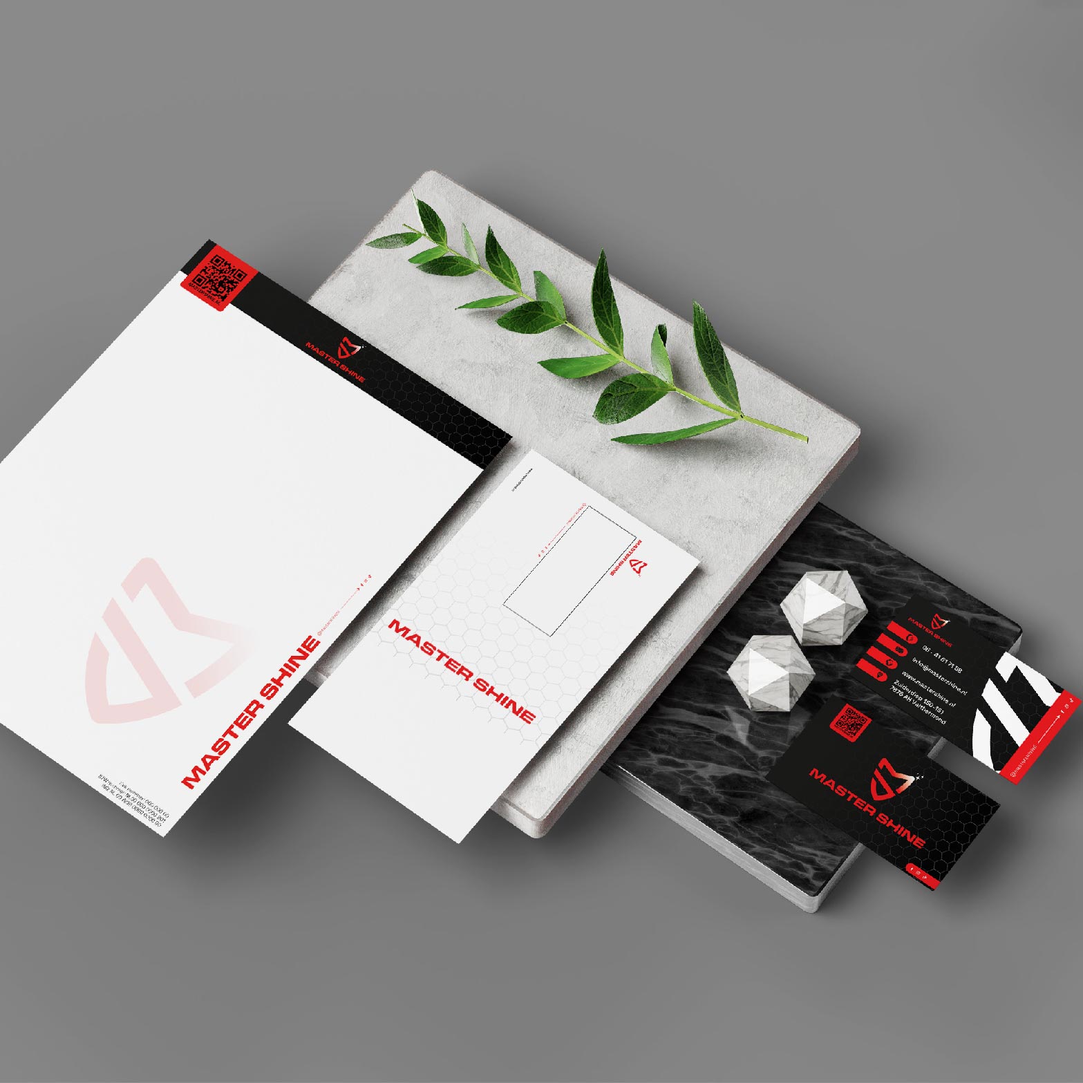 Drukwerk MasterShine website