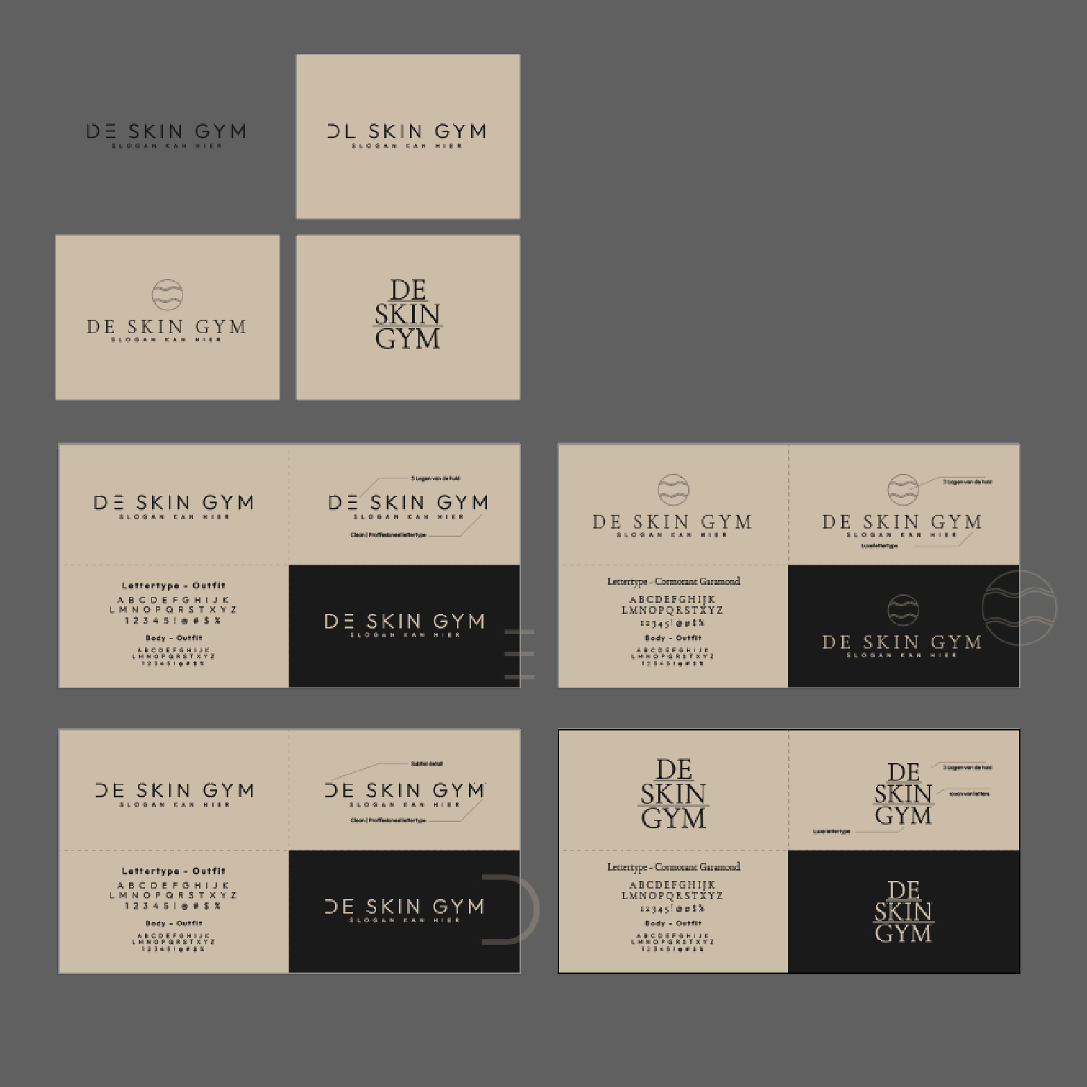 Logo ontwerp De SKIN GYM